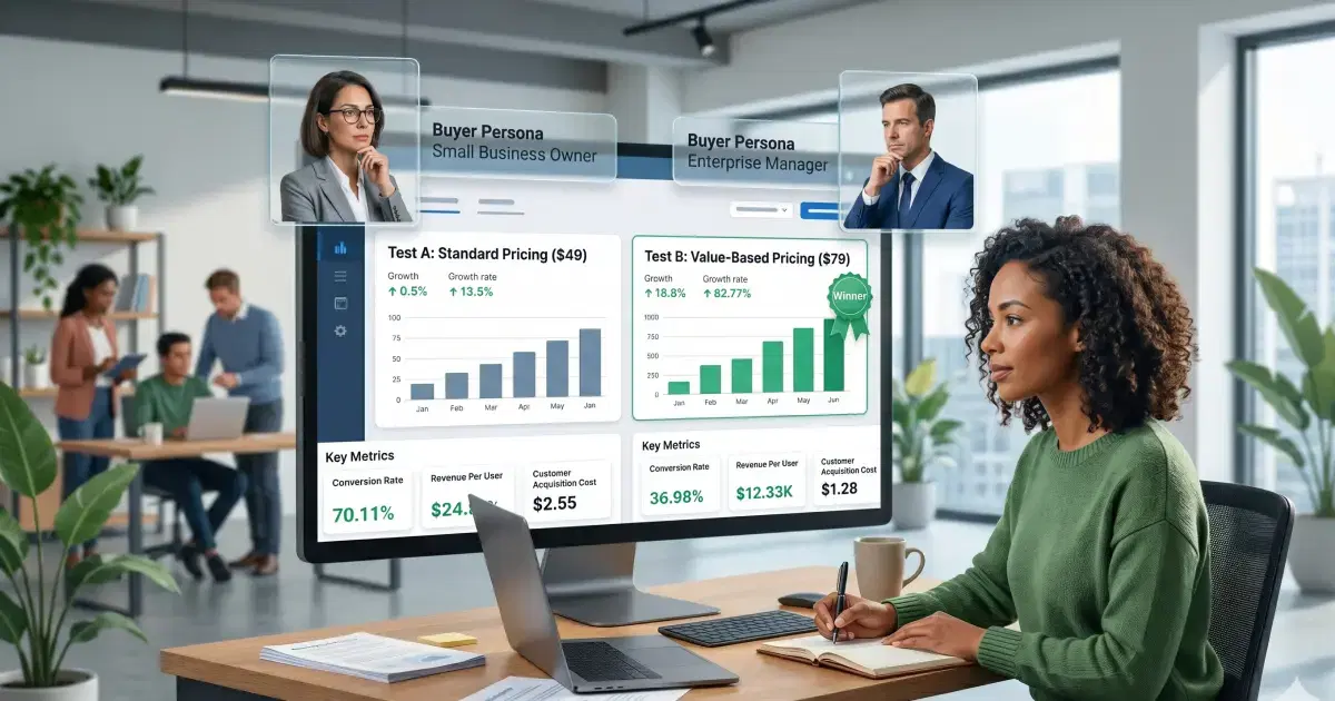 test pricing buyer persona